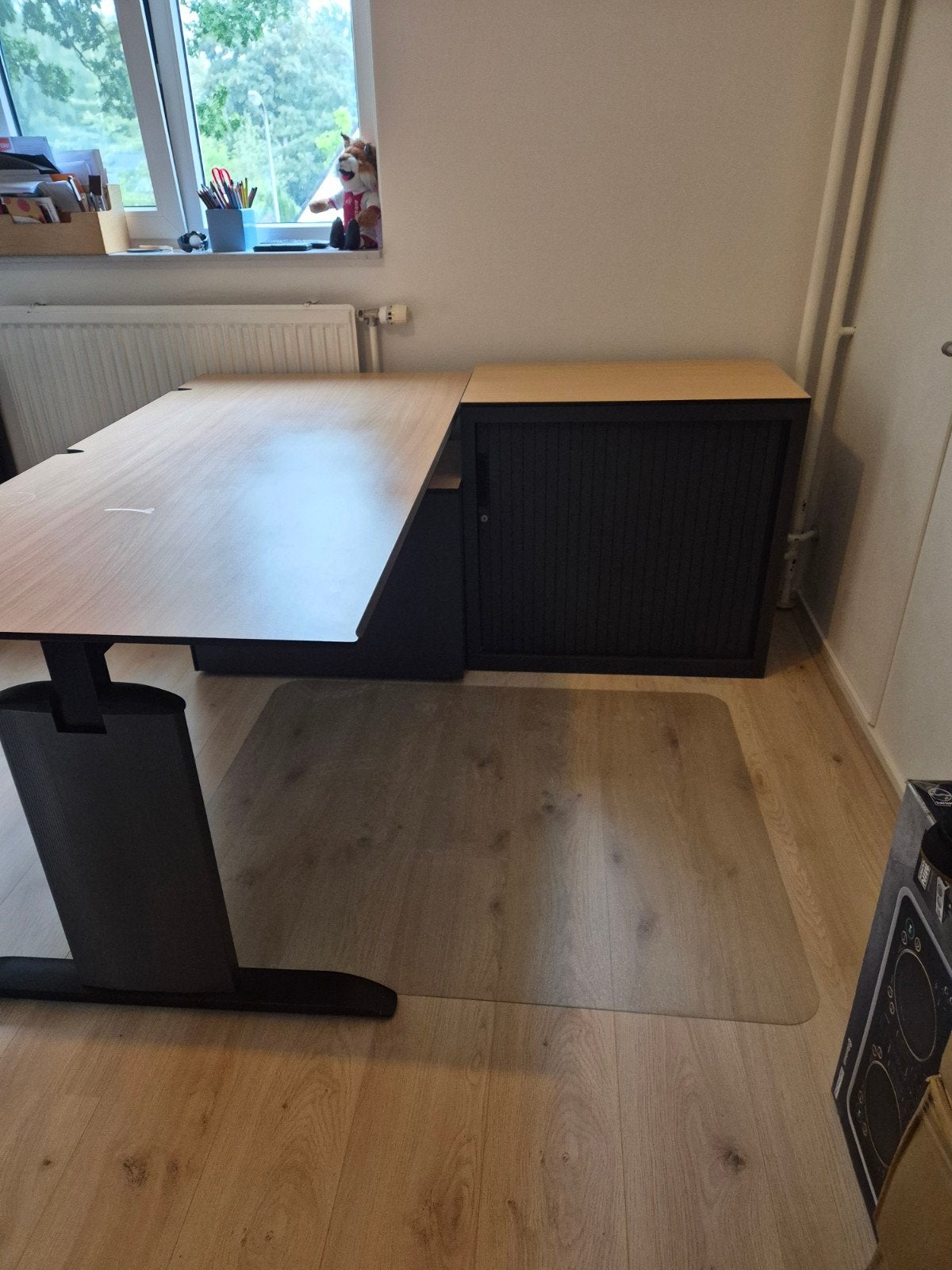 Kantoorset: 1 bureau, 2 kasten en 1 ladeblok, Ophalen, Gebruikt