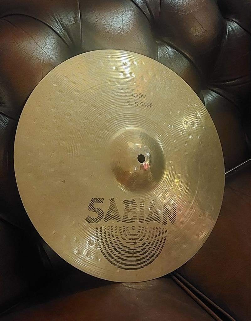 Sabian HH thin crash (14 inch), Ophalen of Verzenden, Gebruikt, Drums of Percussie