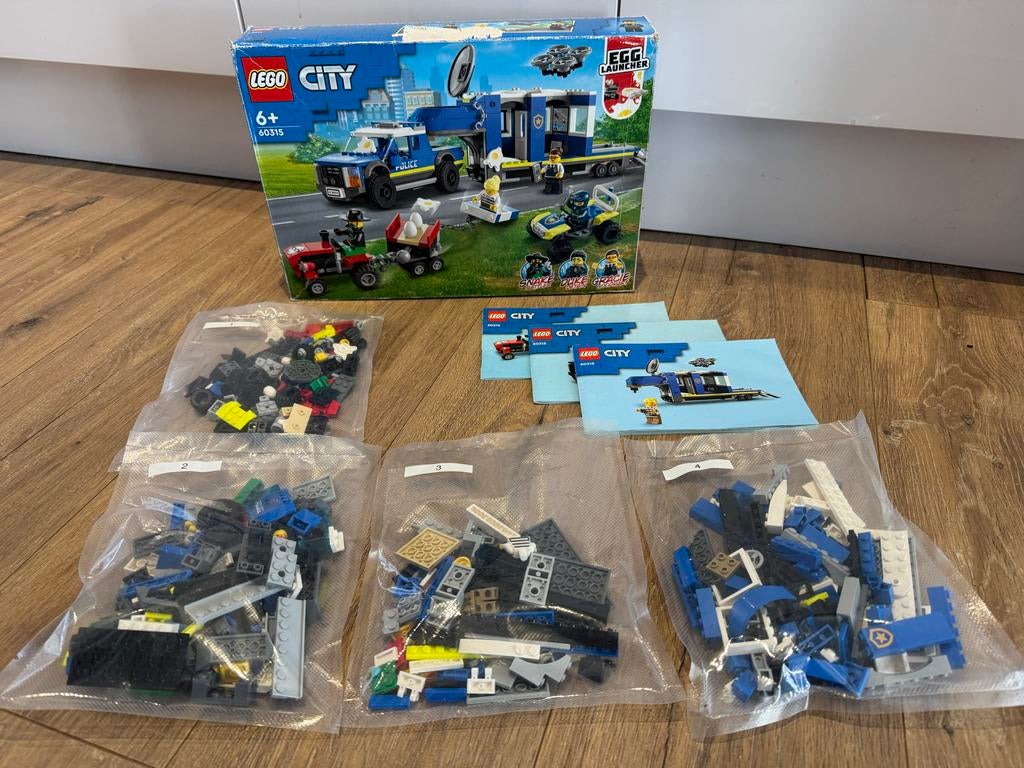 Lego City 60315 Mobiel Commando Voertuig - Compleet, City, Lego, Ophalen of Verzenden, Zo goed als nieuw
