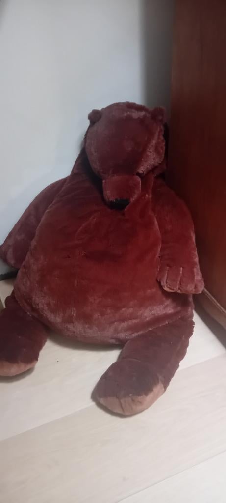 Grote zachte IKEA beer - knuffel, Ophalen, Gebruikt, IKEA, Beer