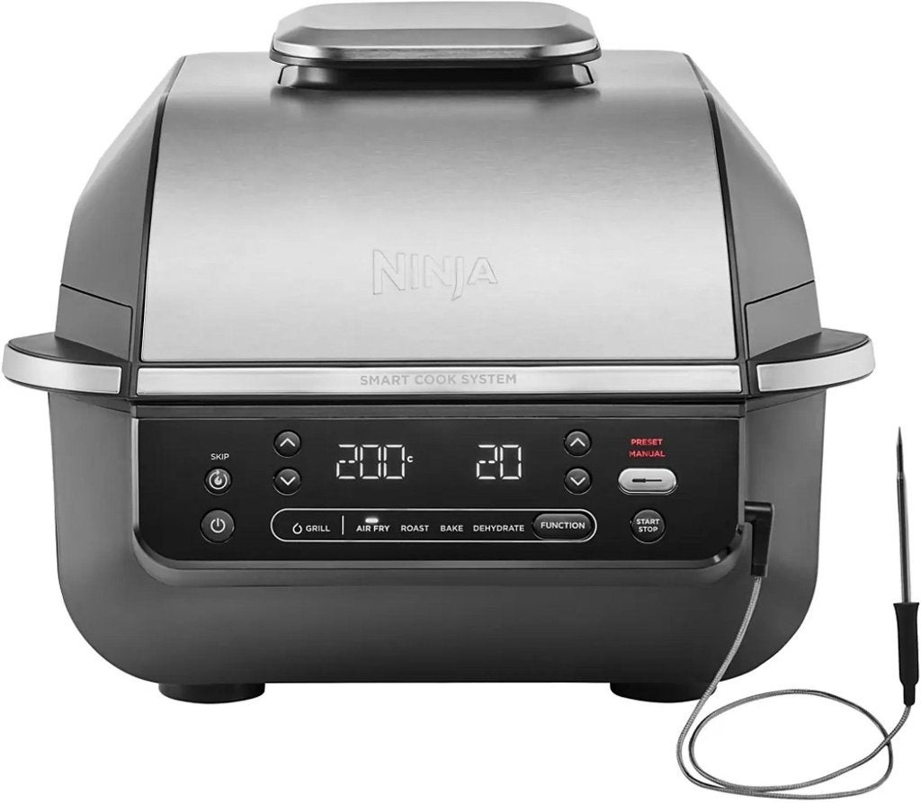 Ninja Foodi Grill & Airfryer 5-in-1 – Smart Cook – EG351EU, Kundendienst-de@sharkninja.com, Nieuw, SharkNinja Germany GmbH, Rotfeder-Ring 9, 60327 Frankfurt am Main, Duitsland