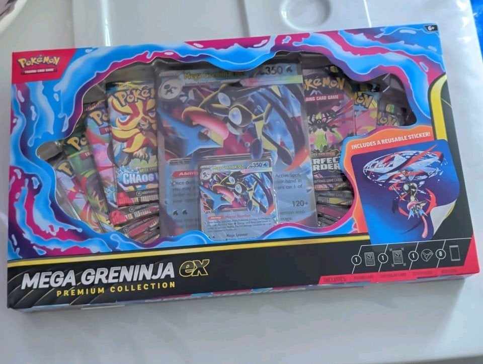 mega greninja ex super premium collection, Ophalen of Verzenden, Nieuw