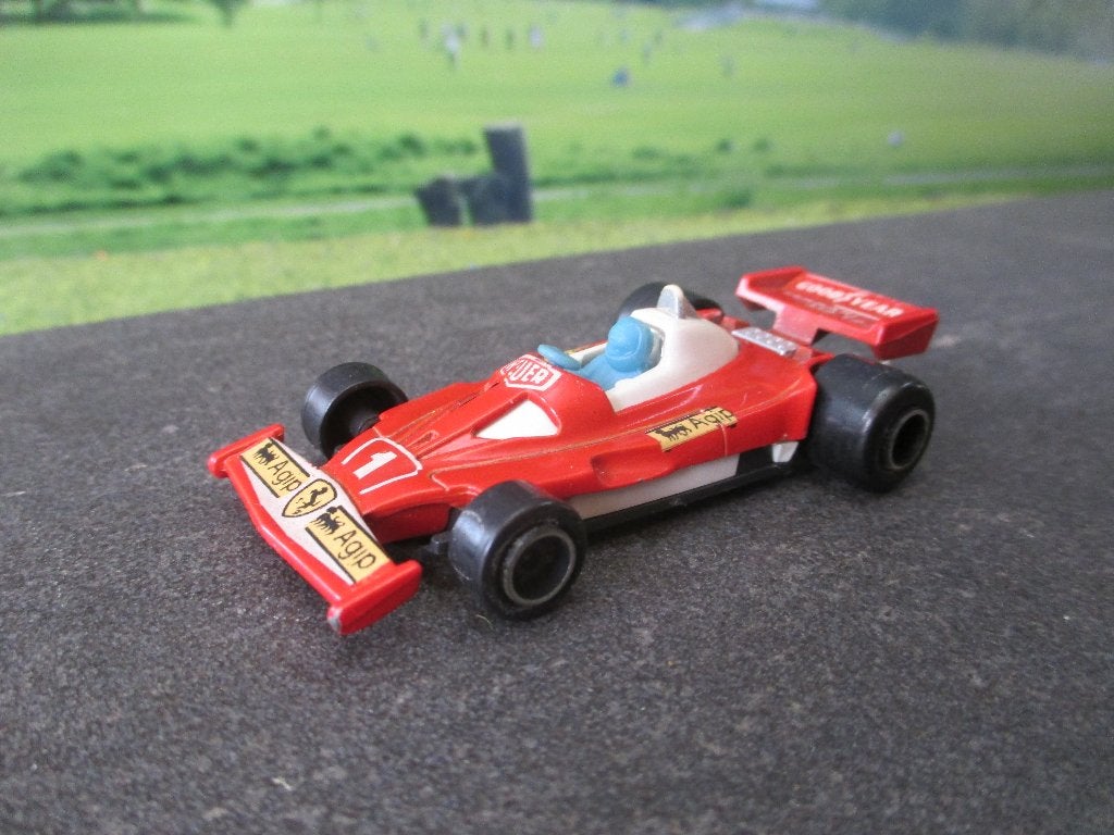 1:50 F1 Ferrari 312 T2 - Majorette 232 1977-1981, Hobby en Vrije tijd, Ophalen of Verzenden, Gebruikt, Auto