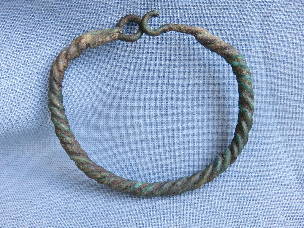 Middeleeuwen - armband in brons - 6e - 9e eeuw., Sieraden, Tassen en Uiterlijk, Ophalen of Verzenden, Brons, Armband