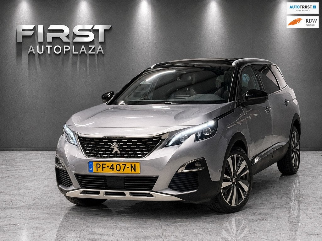 Peugeot 5008 1.2 PureTech GT-Line PANO/KEYLESS/SFEERVERL/NAV, Auto's, Peugeot, Gebruikt, 1199 cc, 1290 kg, Origineel Nederlands