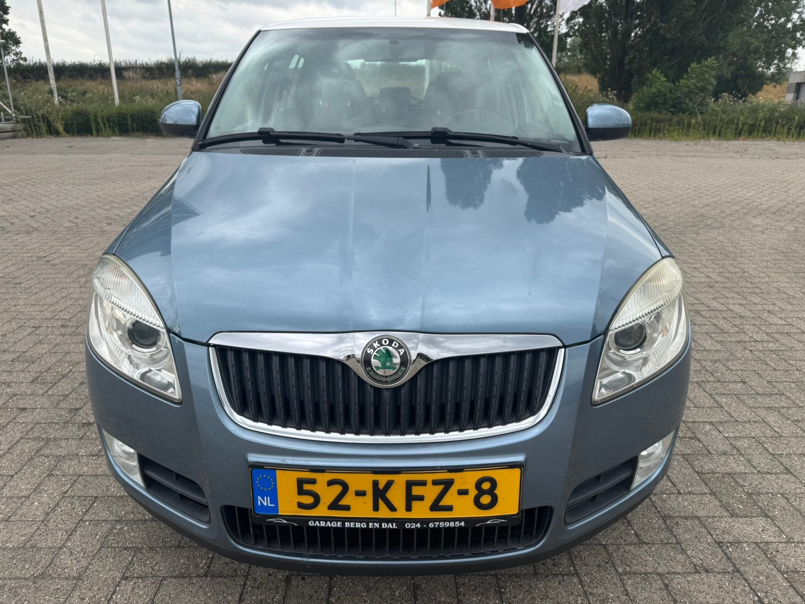 Skoda Fabia 1.6 16V 77KW 2008 Blauw, Auto's, Voorwielaandrijving, 40 €/maand, Blauw, Handgeschakeld