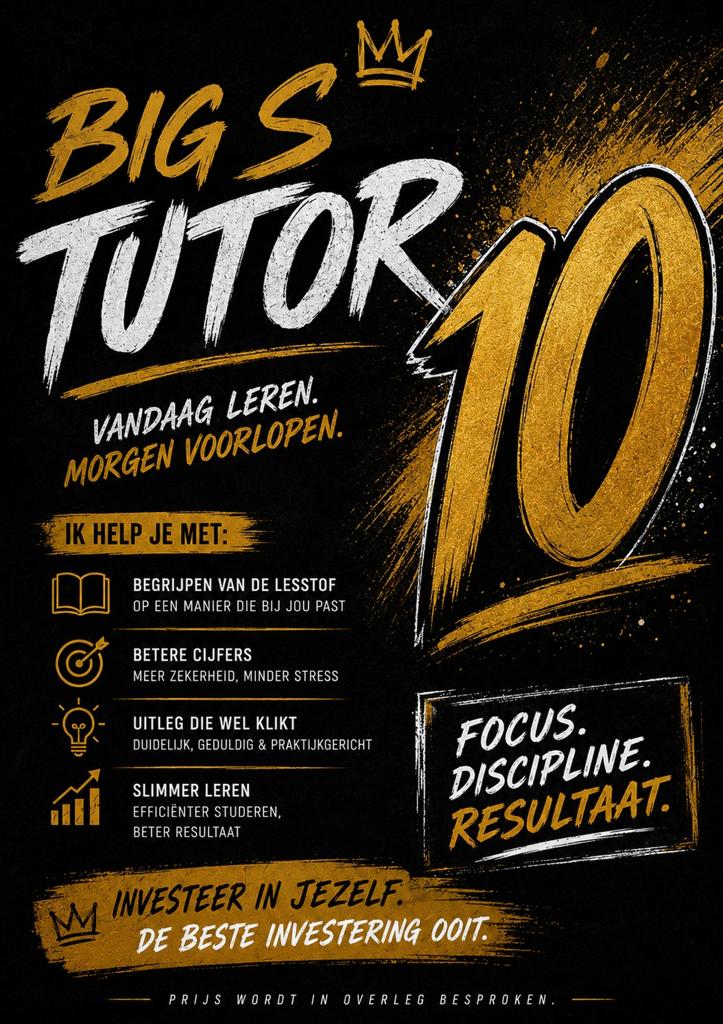 Een Schooltutor, Ophalen of Verzenden