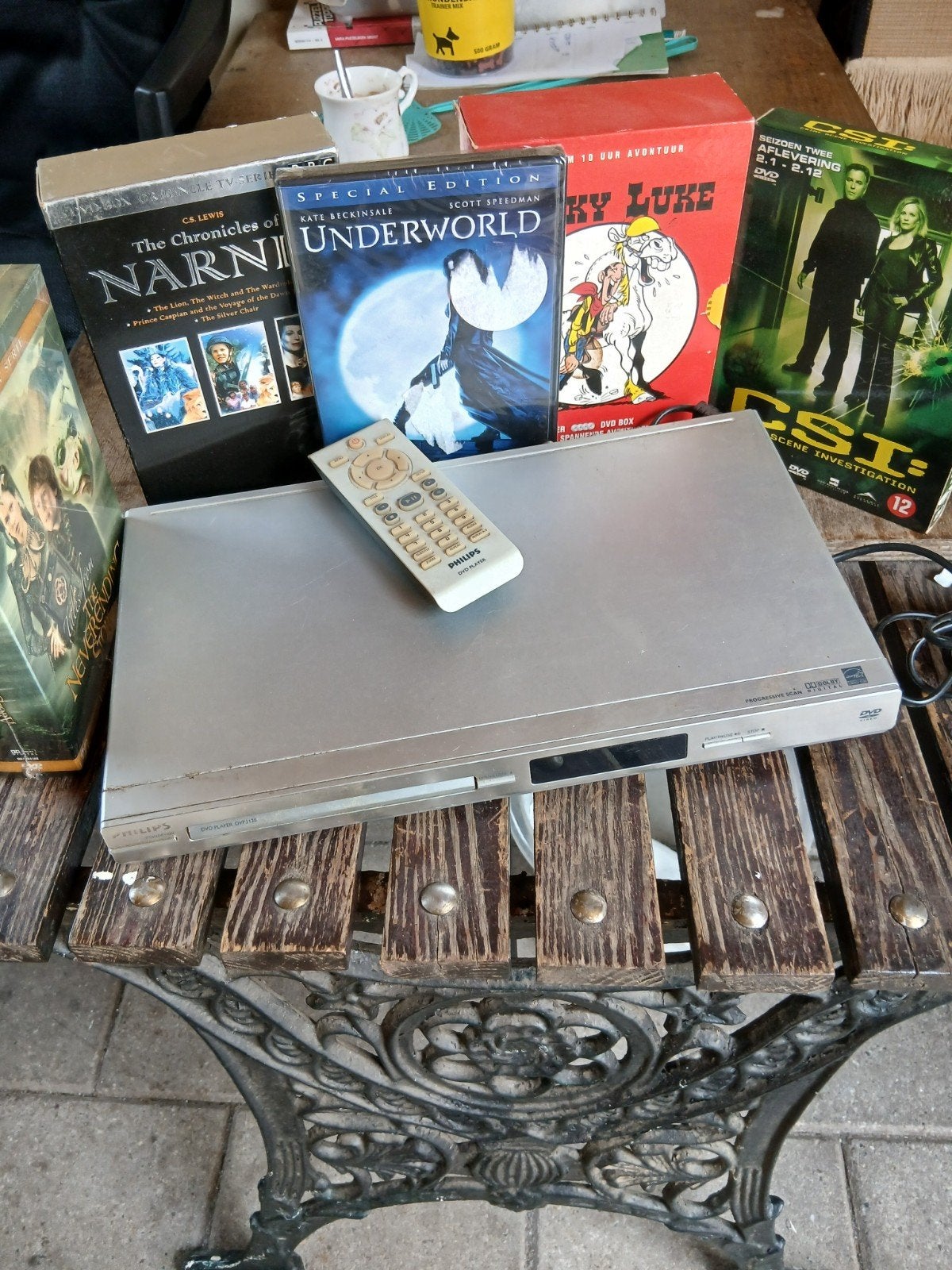 DVD speler plus  dvd,s, Alle leeftijden, Ophalen, Gebruikt