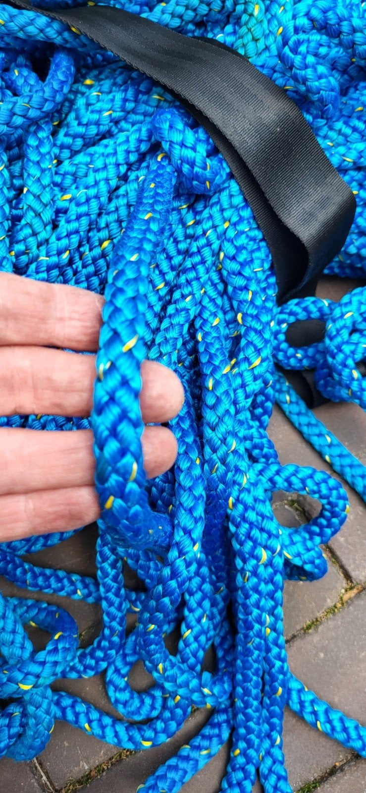 Professioneel ankertouw 12mm, 100m blauw voor duik Zodiac, Ophalen, Gebruikt, Overige typen