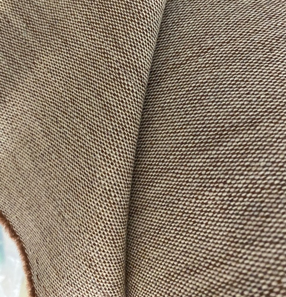 Kvadrat Land 321 crème + bruin; 4,8 meter meubelstof NU 265€, Wol, Meerkleurig, 120 cm of meer, Ophalen of Verzenden