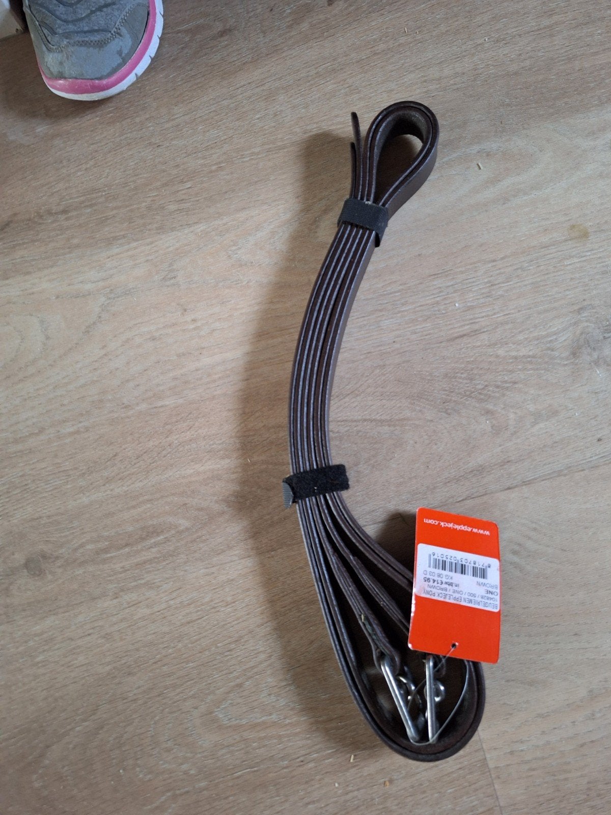 Nieuwe bruine beugelriemen, pony epplejeck, Bruin, Nieuw, Epplejeck, Overige typen