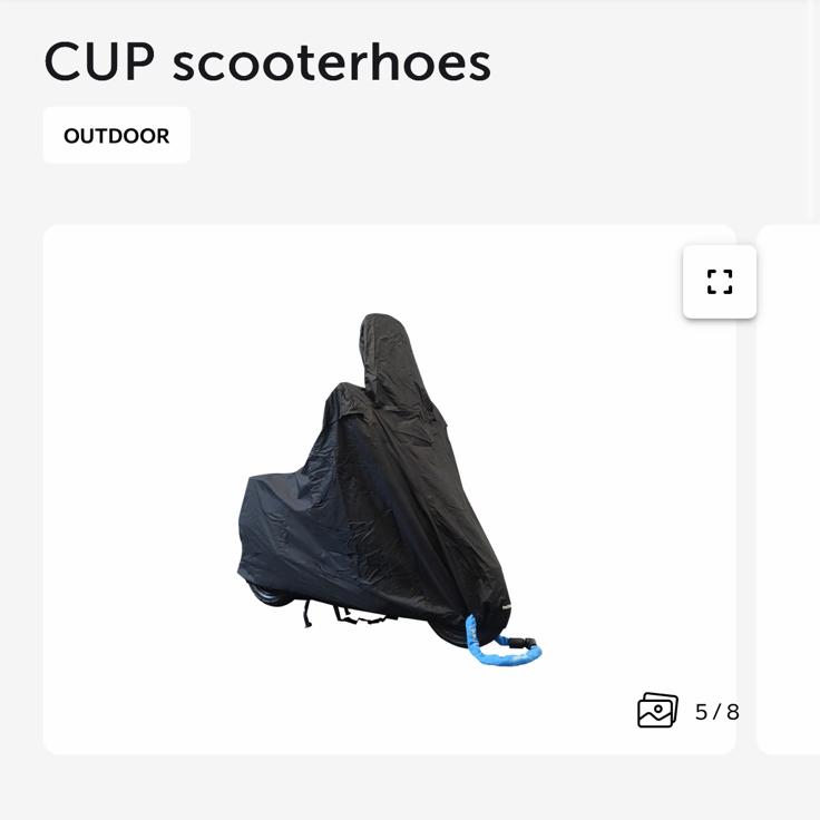 Scooterhoes van merk DS covers maat M, Ophalen, Zo goed als nieuw, Overige typen, Piaggio