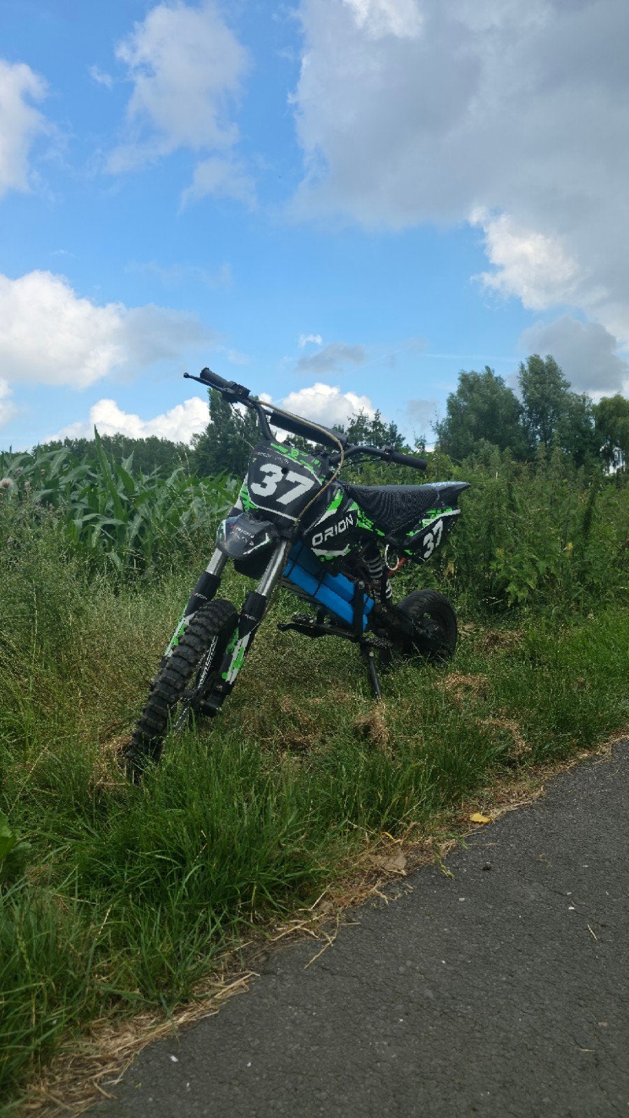 Elektrische Crossmotor, Ophalen, Zo goed als nieuw