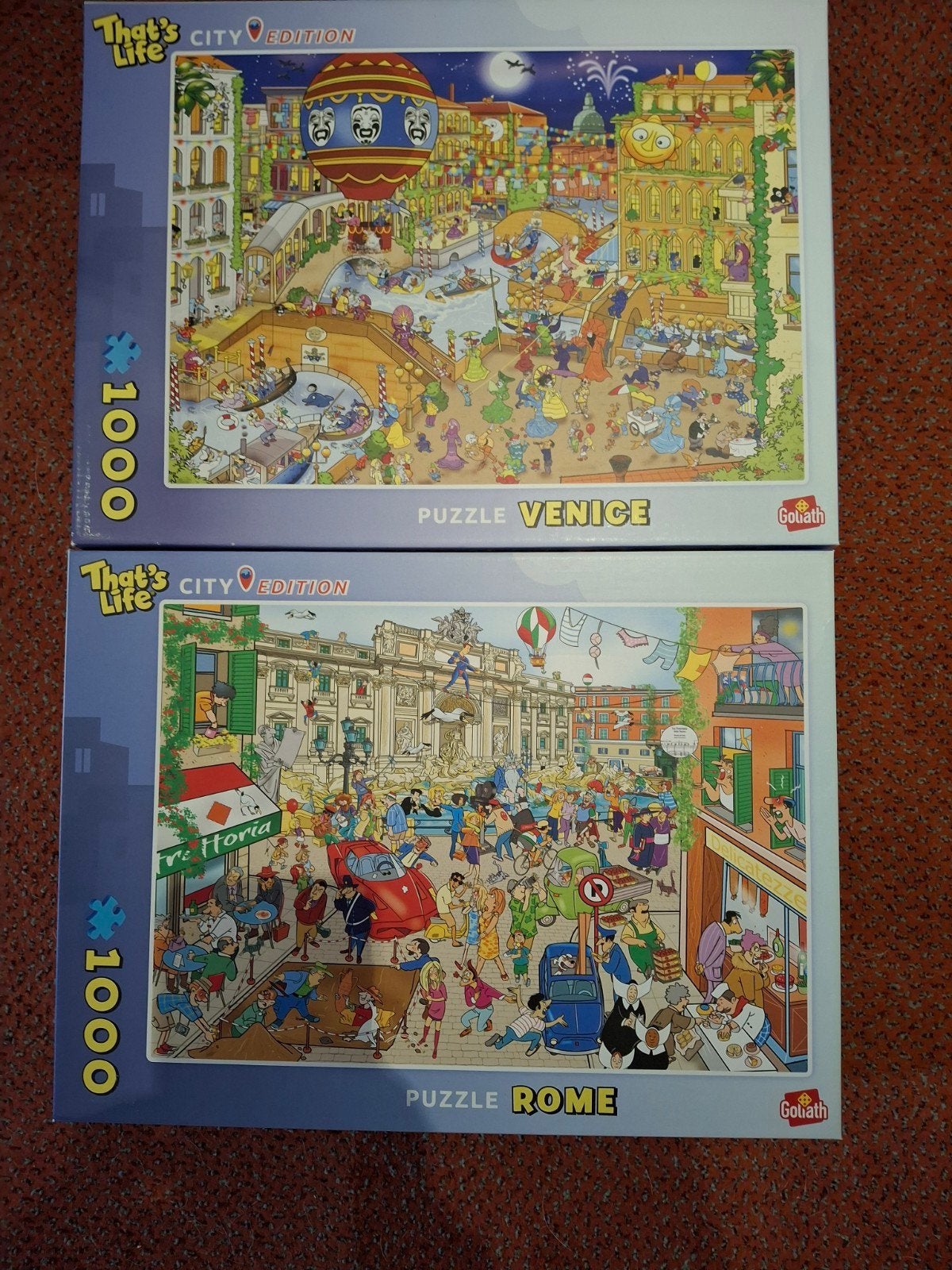 That's live puzzels Venice en Rome, Ophalen of Verzenden