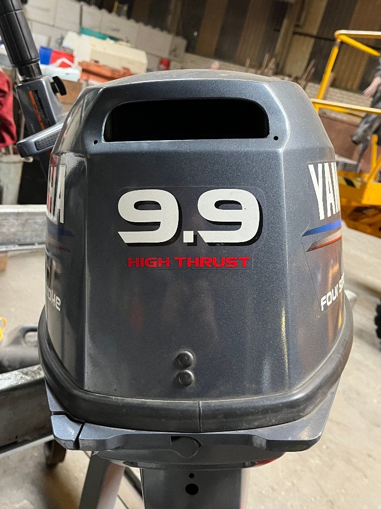 Yamaha, 9,9PK, Langstaart, nieuwstaat, Watersport en Boten, Buiten- en Binnenboordmotoren, Ophalen, 5 tot 10 pk, Viertaktmotor