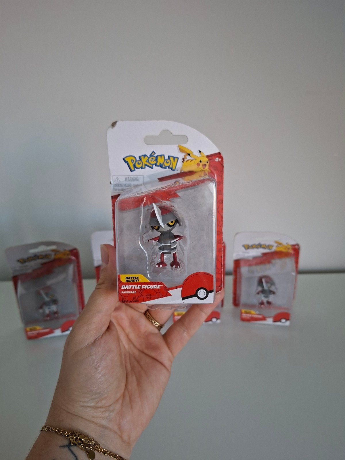 5x Jazwares pokemon battle figure pawniard, Ophalen of Verzenden, Nieuw