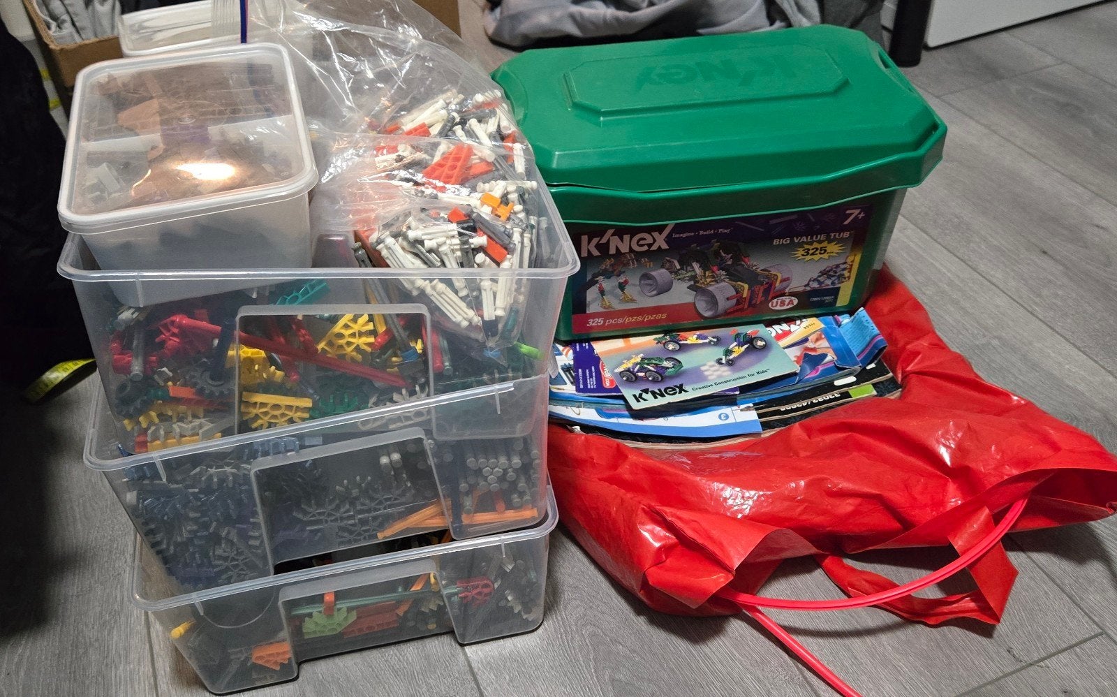 ​grote partij k’nex – enorme verzameling incl. k’nex motor, Kinderen en Baby's, Speelgoed | Educatief en Creatief, Ophalen of Verzenden