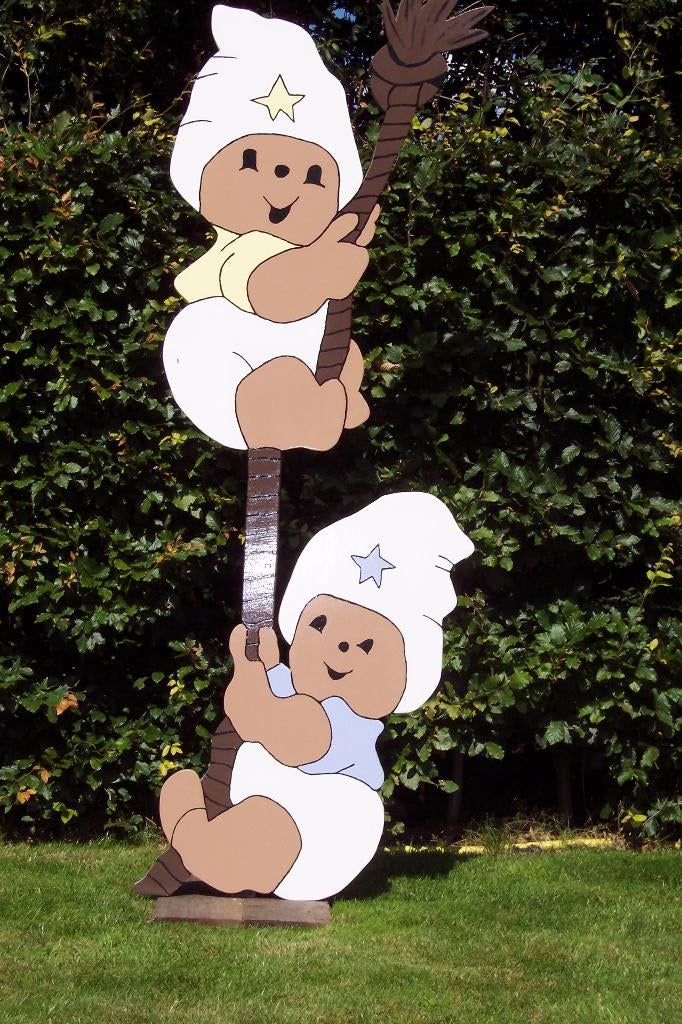 Geboortebord tweeling, Kinderen en Baby's, Kraamcadeaus en Geboorteborden, Ophalen, Gebruikt, Geboortebord