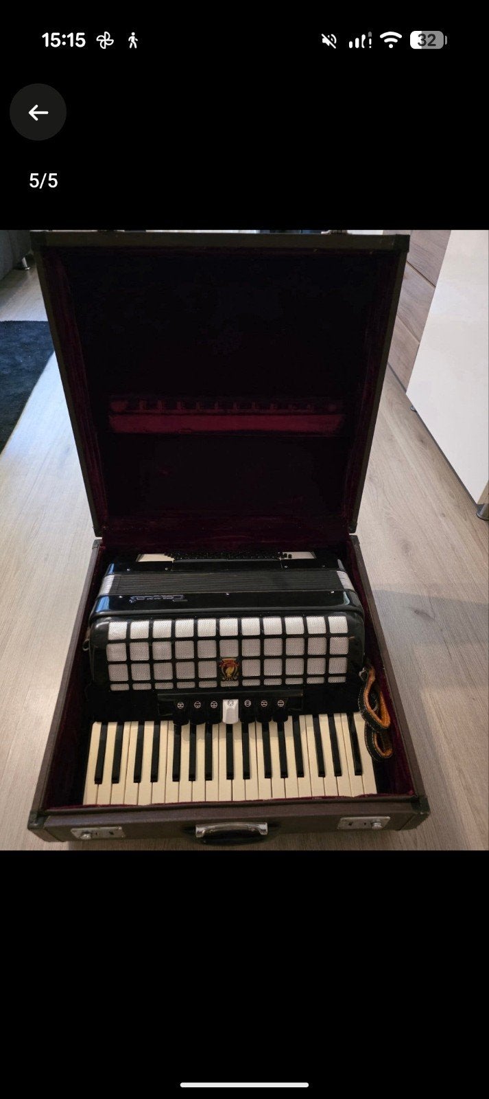 Parrot Piano-Accordeon 80 Bas (Staat er 2x op), Muziek en Instrumenten, Ophalen of Verzenden
