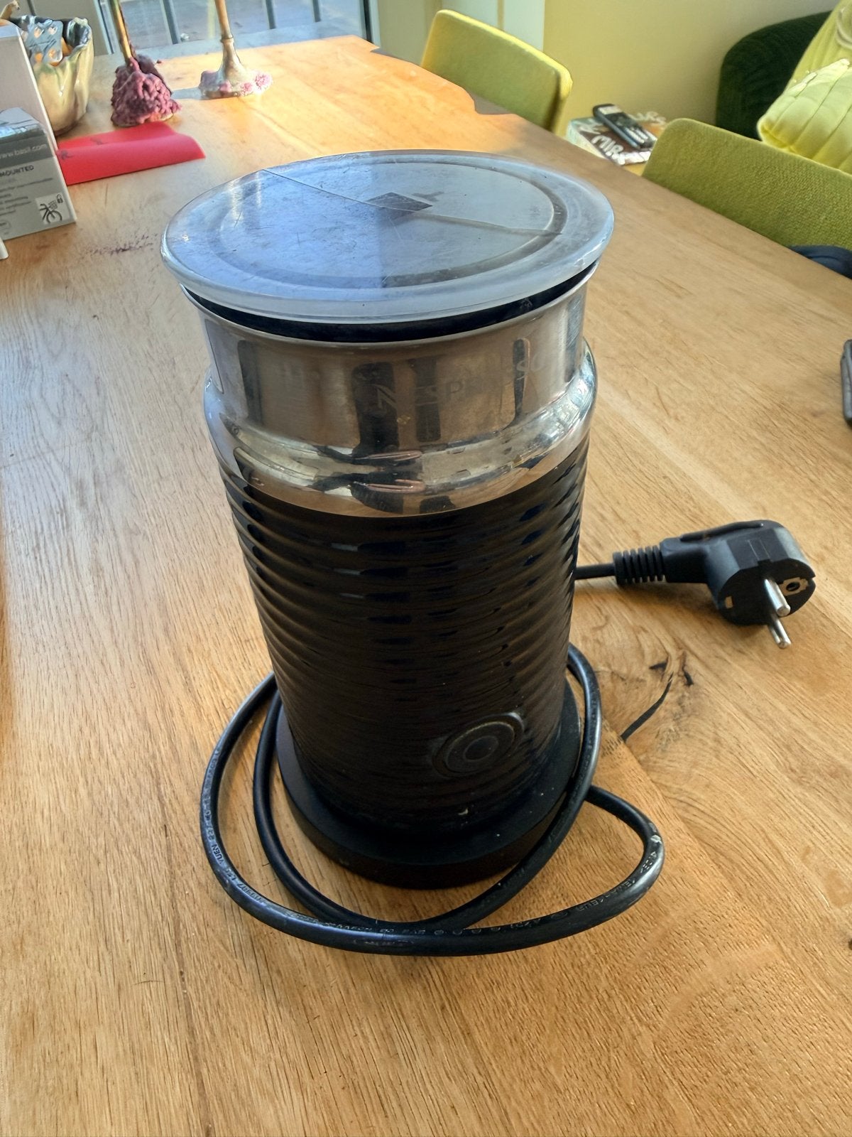 Nespresso Aeroccino 3 melkopschuimer, Ophalen of Verzenden, Gebruikt, Elektrische melkopschuimer