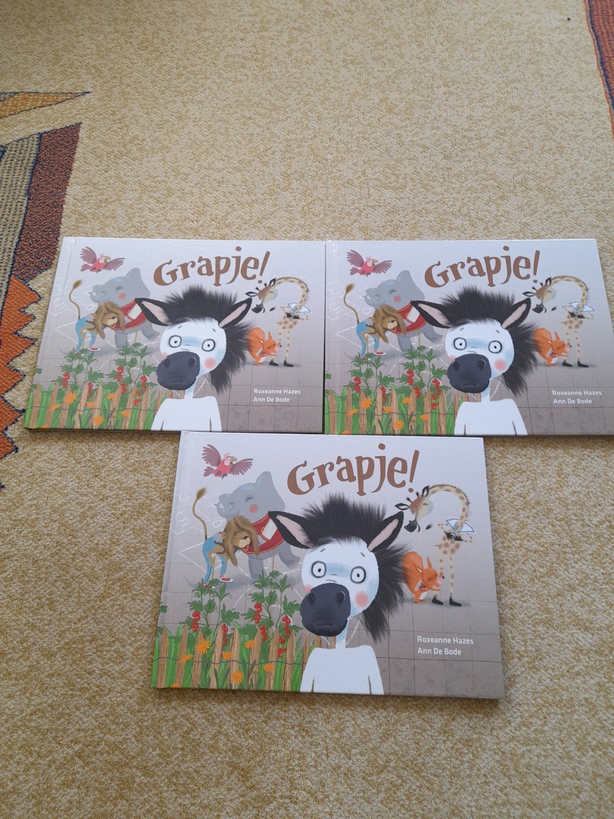 Grapje! Kinderboek van Roxeanne Hazes en Ann De Bode, Ophalen, Fictie algemeen, Jongen of Meisje, Zo goed als nieuw