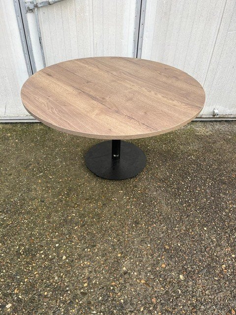 2 stuk Luxe houtlook naturel horeca bistro restaurant tafel, Ophalen