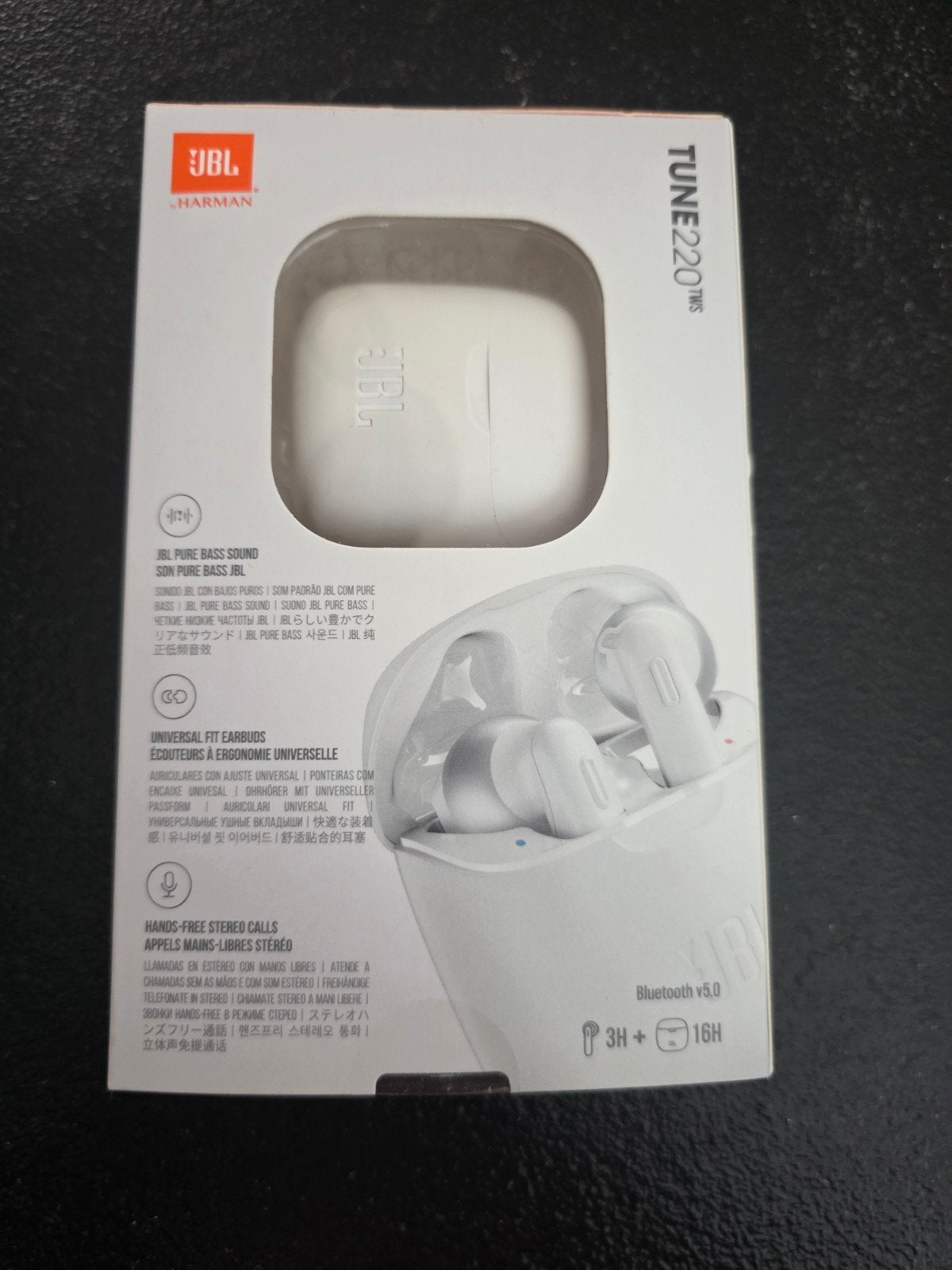 JBL Tune 220TWS Draadloze In-ear Koptelefoon Wit, In-ear, JBL, Draadloos, Nieuw
