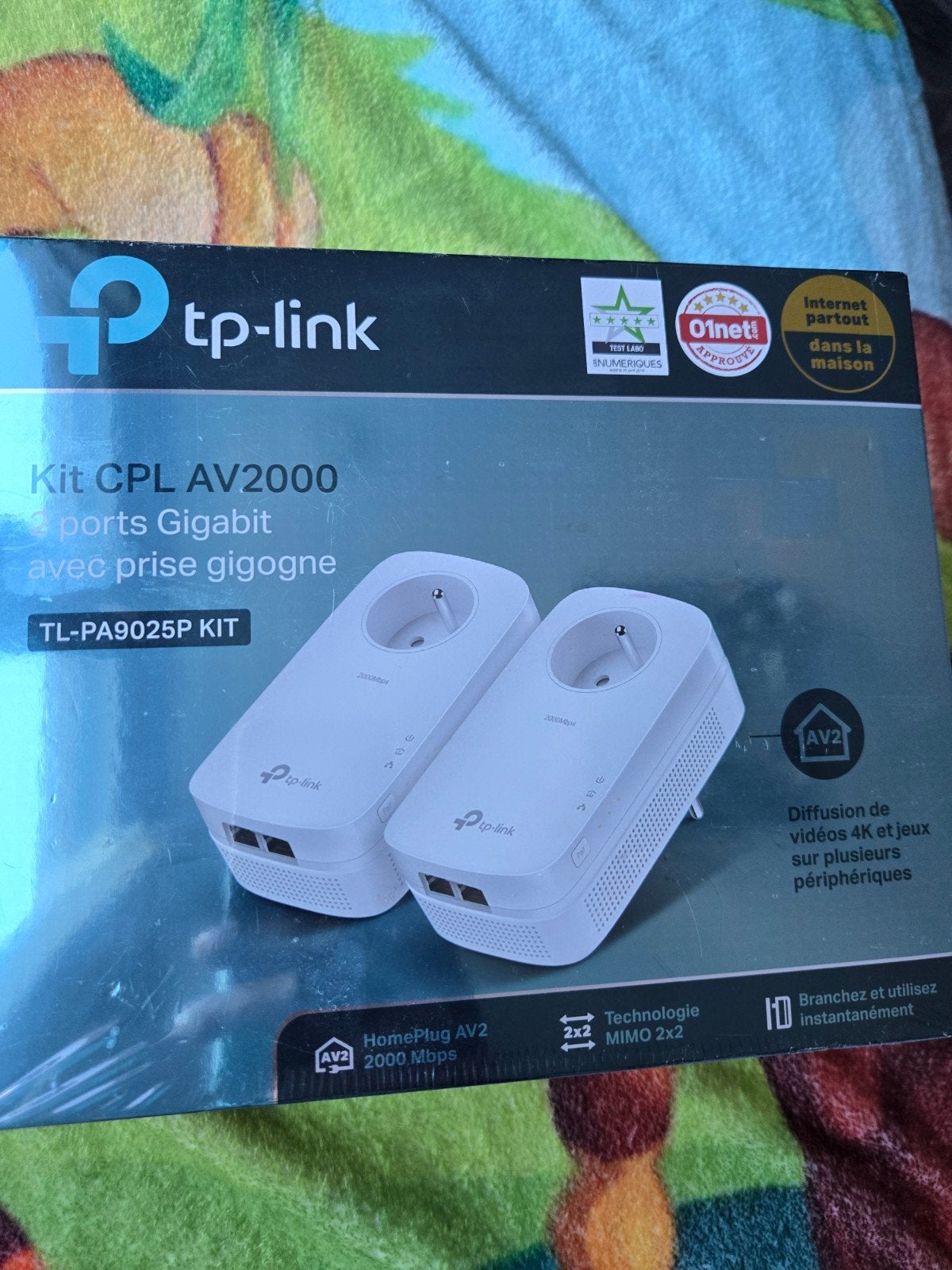 TP-Link Kit CPL AV2000 TL-PA9025P KIT Powerline Adapter, Computers en Software, Routers en Modems, Ophalen, Nieuw, Router, TP-Link