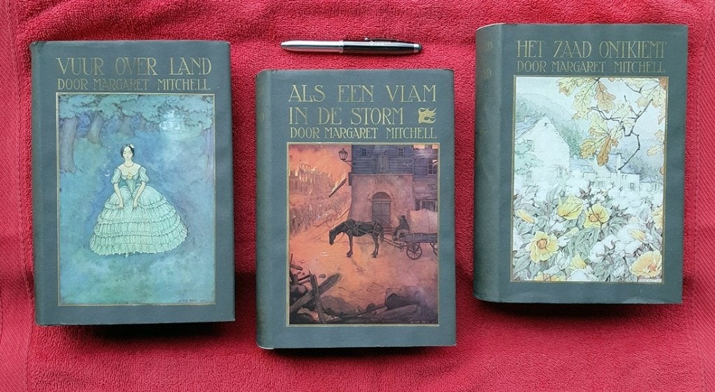 Gejaagd door de wind (1939). Deel 1, 2 en 3. HC, Gelezen, Margaret Mitchell., Ophalen of Verzenden, Noord-Amerika