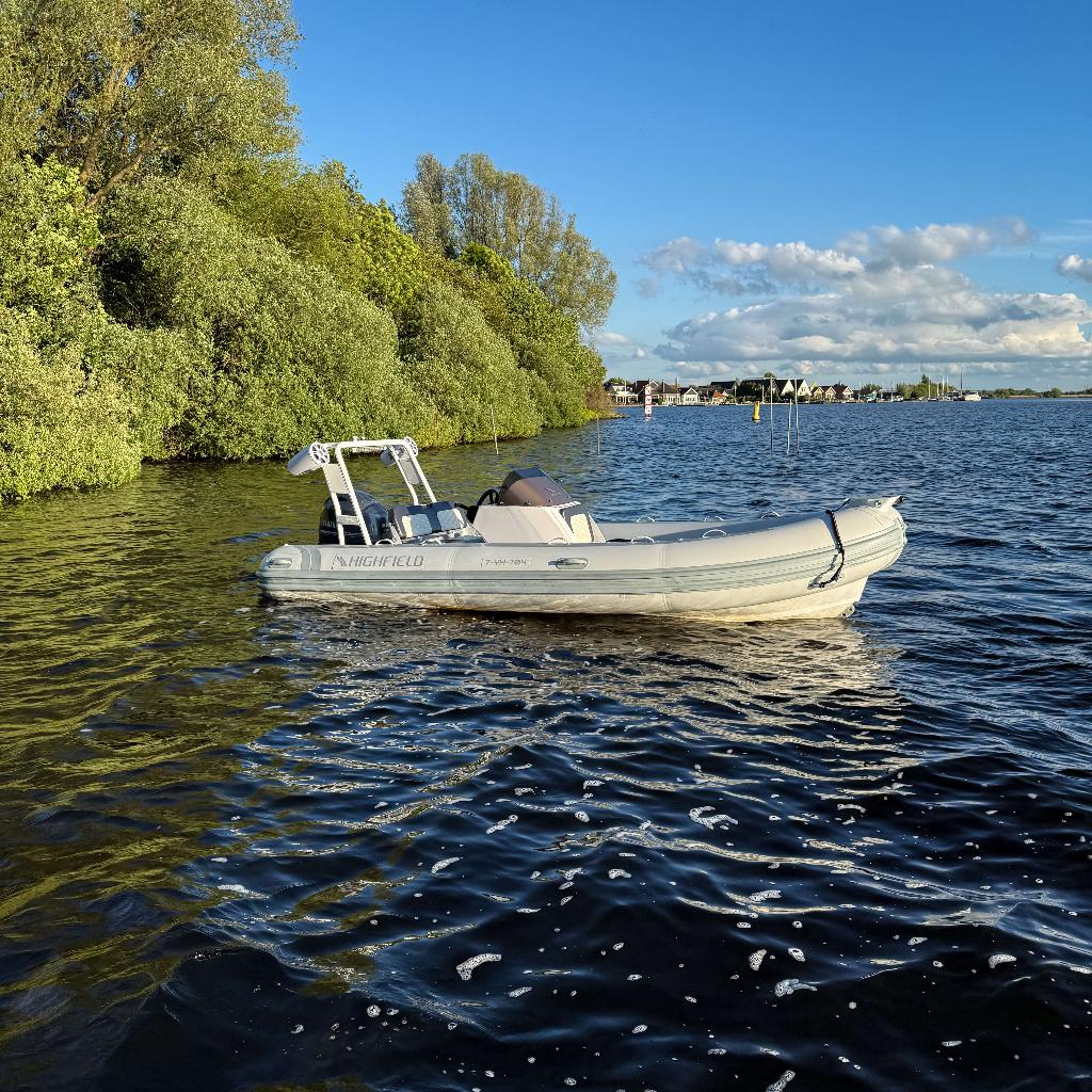 Highfield 560 + Yamaha 100PK Full Option Custom Build - 70km, Ophalen, Overige merken, 1.00 - 1.50 meter, Viertaktmotor