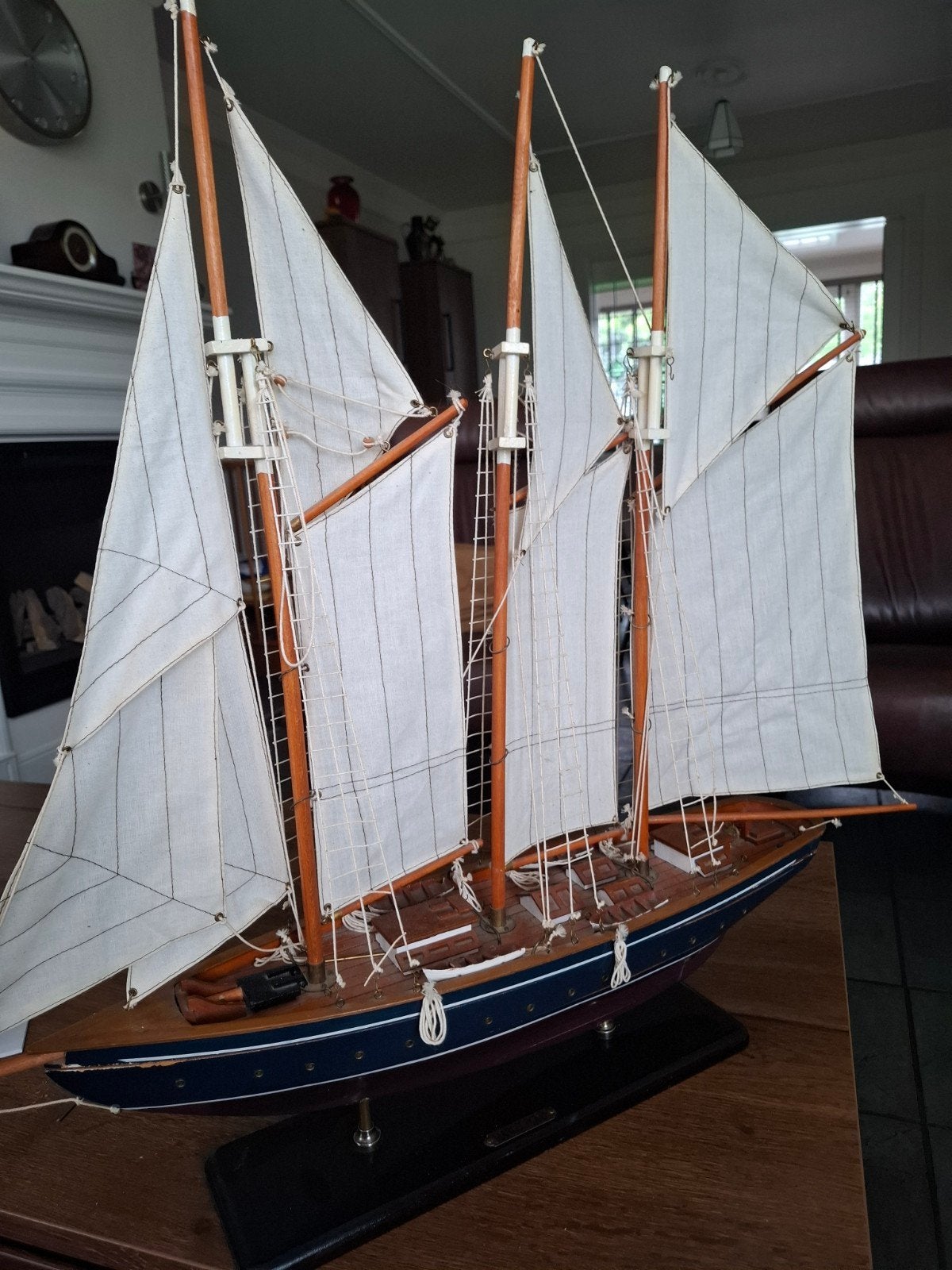 Prachtig Zeilschip Model - Gedetailleerd en Handgemaakt, Ophalen