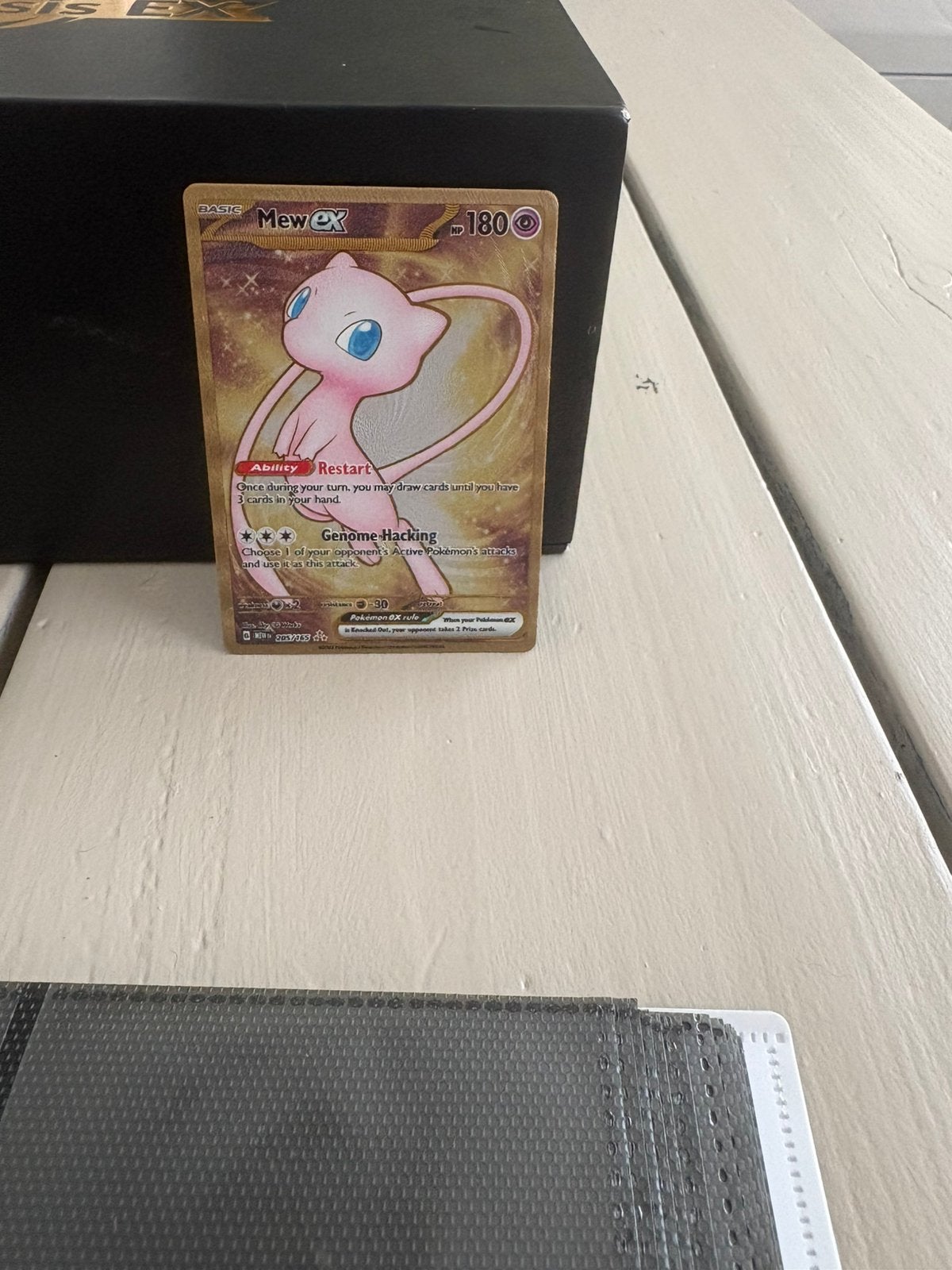 Mew metal promo 151, Ophalen of Verzenden, Zo goed als nieuw, Meerdere kaarten, Foil