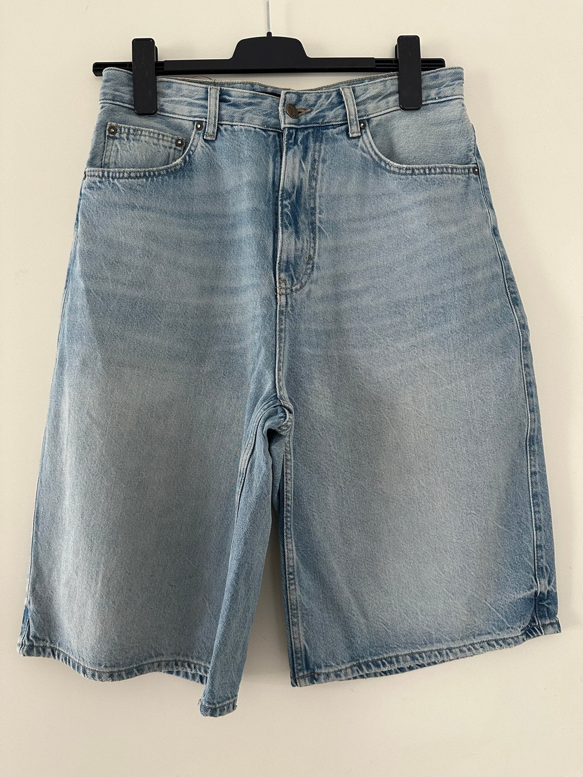 Nieuwe Pull & Bear Skater Bermuda / Jorts - Maat 40, Ophalen of Verzenden, Nieuw, Blauw, Overige jeansmaten