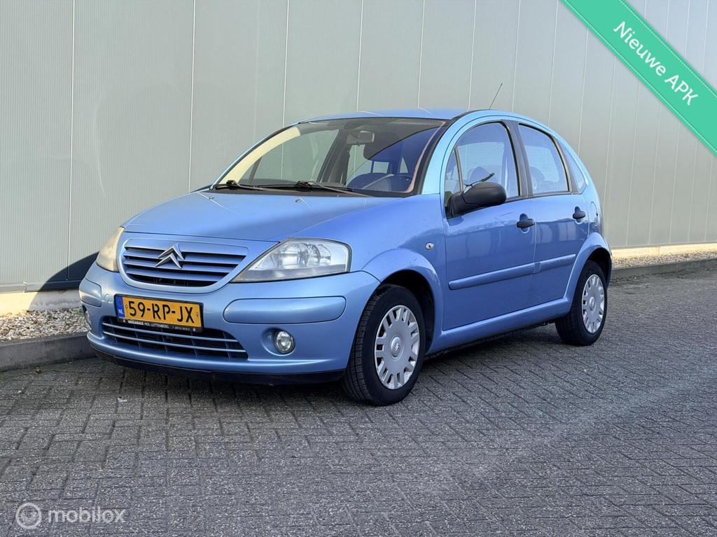 Citroen C3 1.4i Attraction NAP/NWEAPK/CLIMA, Voorwielaandrijving, Blauw, Origineel Nederlands, Bedrijf