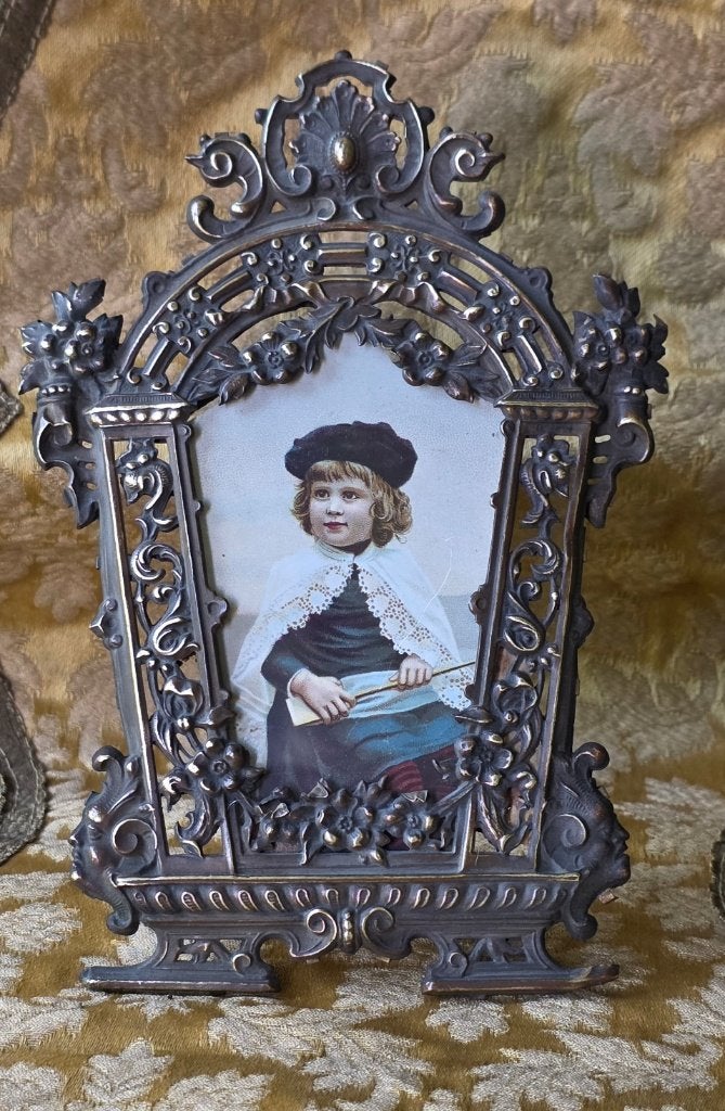 Echt Antiek en Apart Frans fotolijstje 1880, Verzenden