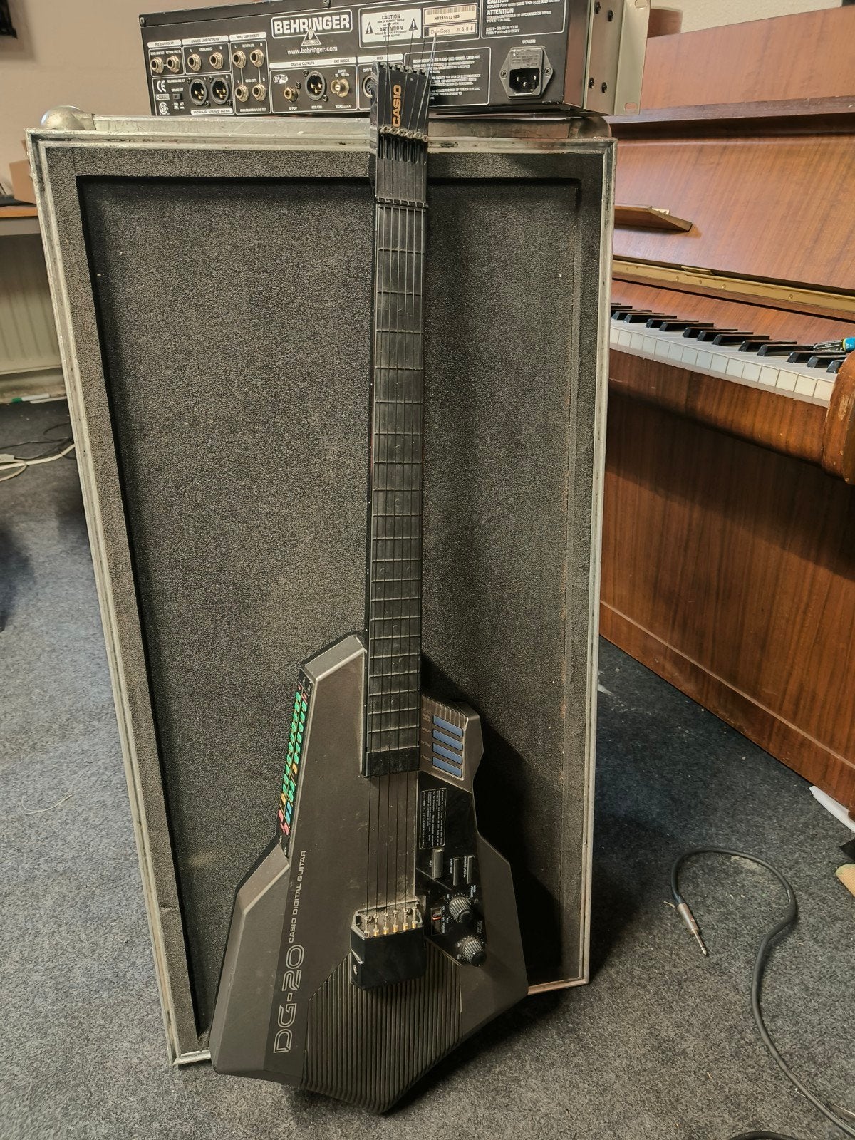 Casio DG-20 digitale gitaar (MIDI), Ophalen of Verzenden, Gebruikt