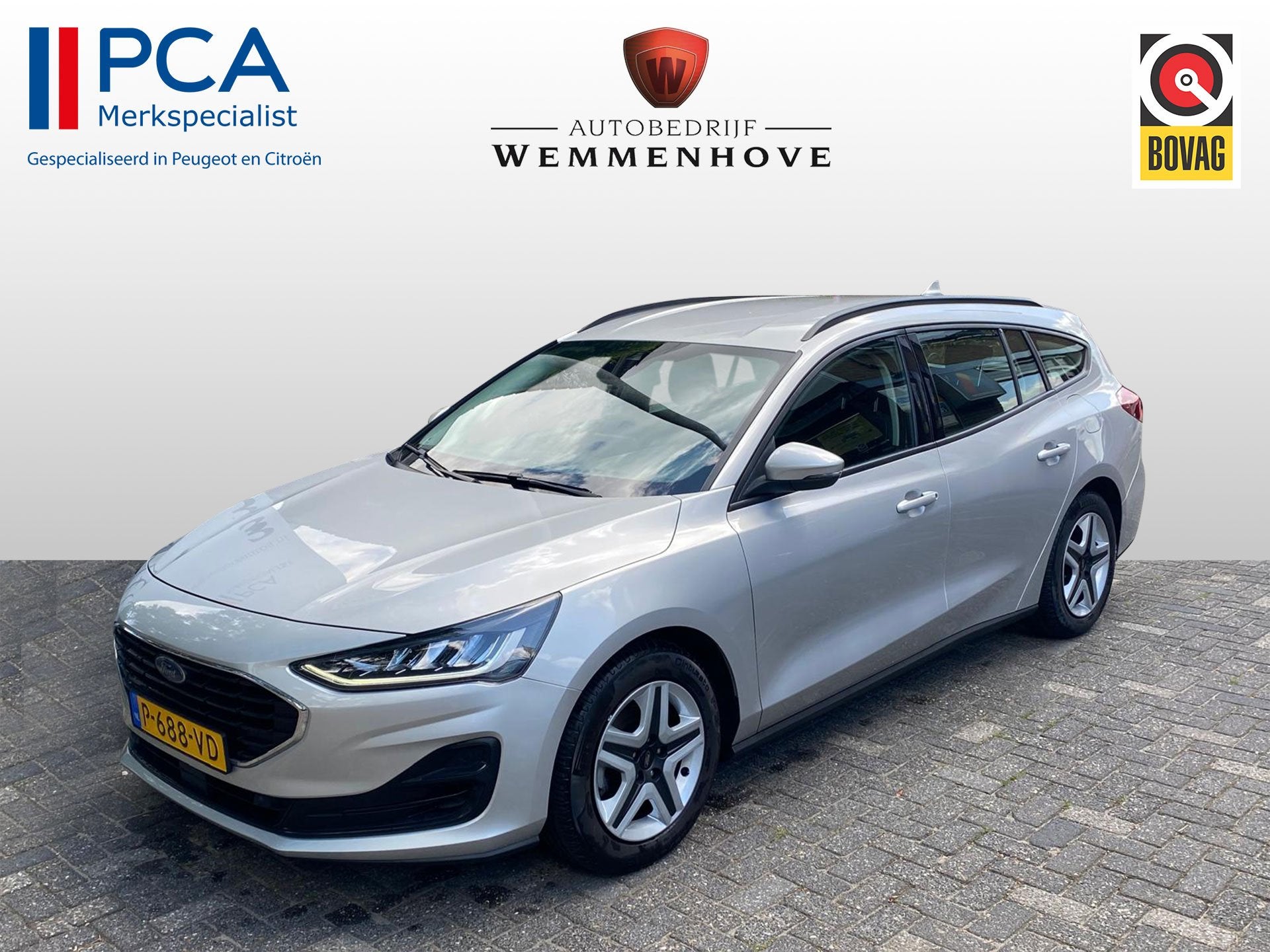 Ford FOCUS Wagon 1.0 EcoBoost Hybrid Connected Nieuw Type/Hy, Auto's, Ford, Bedrijf, Te koop, Focus, ABS, Adaptive Cruise Control