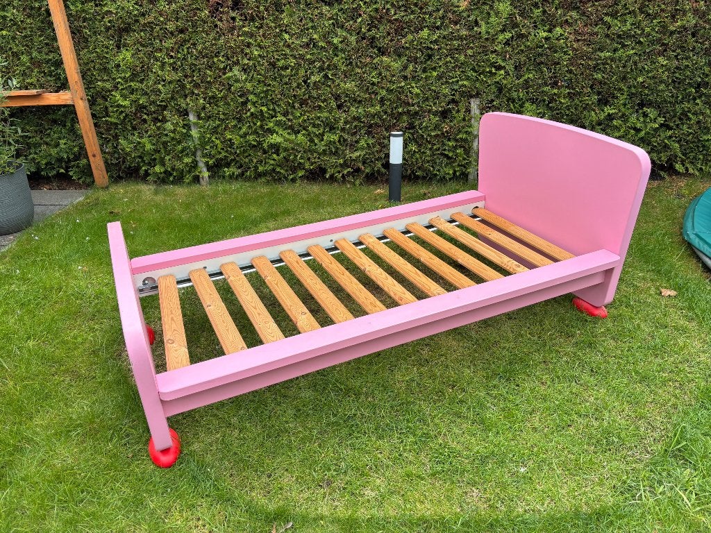 Kinderbed, Kinderen en Baby's, Kinderkamer | Bedden, Gebruikt, 70 tot 85 cm, 160 tot 180 cm, Ophalen