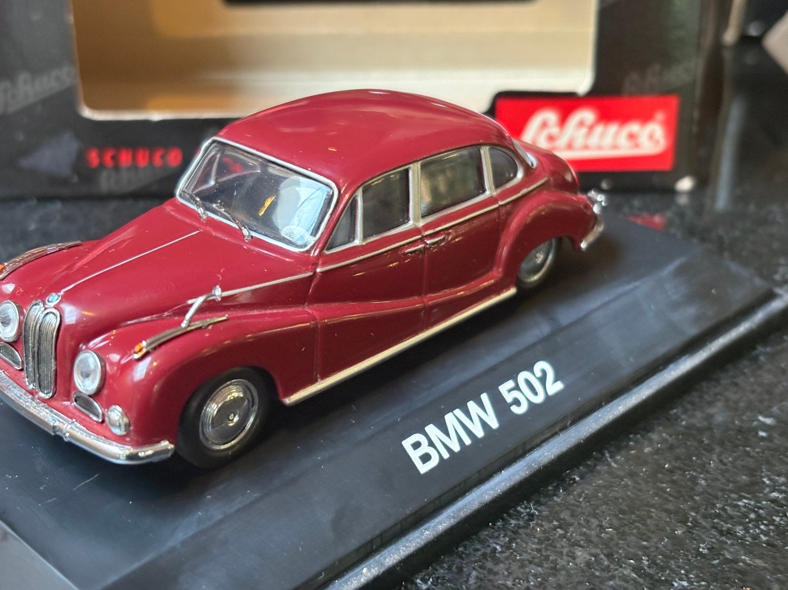 BMW 502 1:43 Schuco, Hobby en Vrije tijd, Ophalen of Verzenden, Zo goed als nieuw, Auto, Schuco
