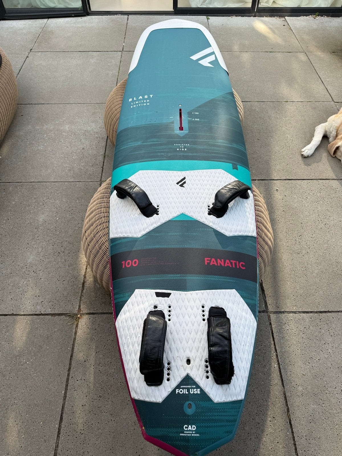 Fanatic Blast 100 board incl orig vin,  gebruikt maar goed, Ophalen, Gebruikt, Minder dan 250 cm, Fanatic