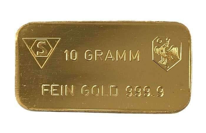 Goud baar 10 gram (Willekeurig)