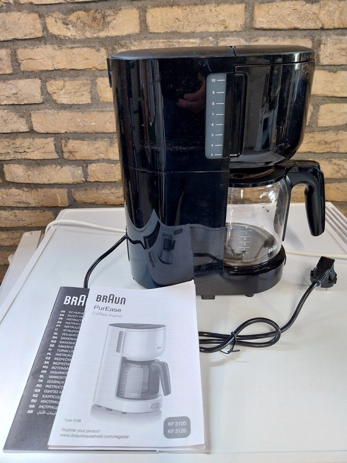 Braun PurEase filter koffiemachine met boekjes, Ophalen, Overige modellen, Gemalen koffie, Zo goed als nieuw