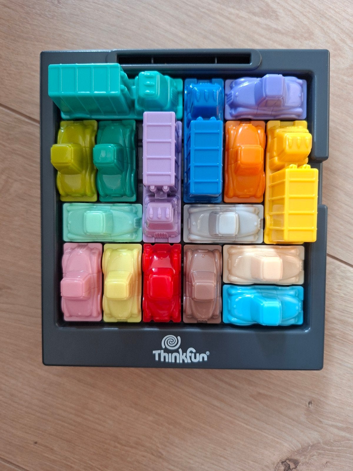 Thinkfun Rush Hour: Auto's en Vrachtwagens Puzzelspel, Een of twee spelers, Ophalen of Verzenden, Gebruikt, Thinkfun