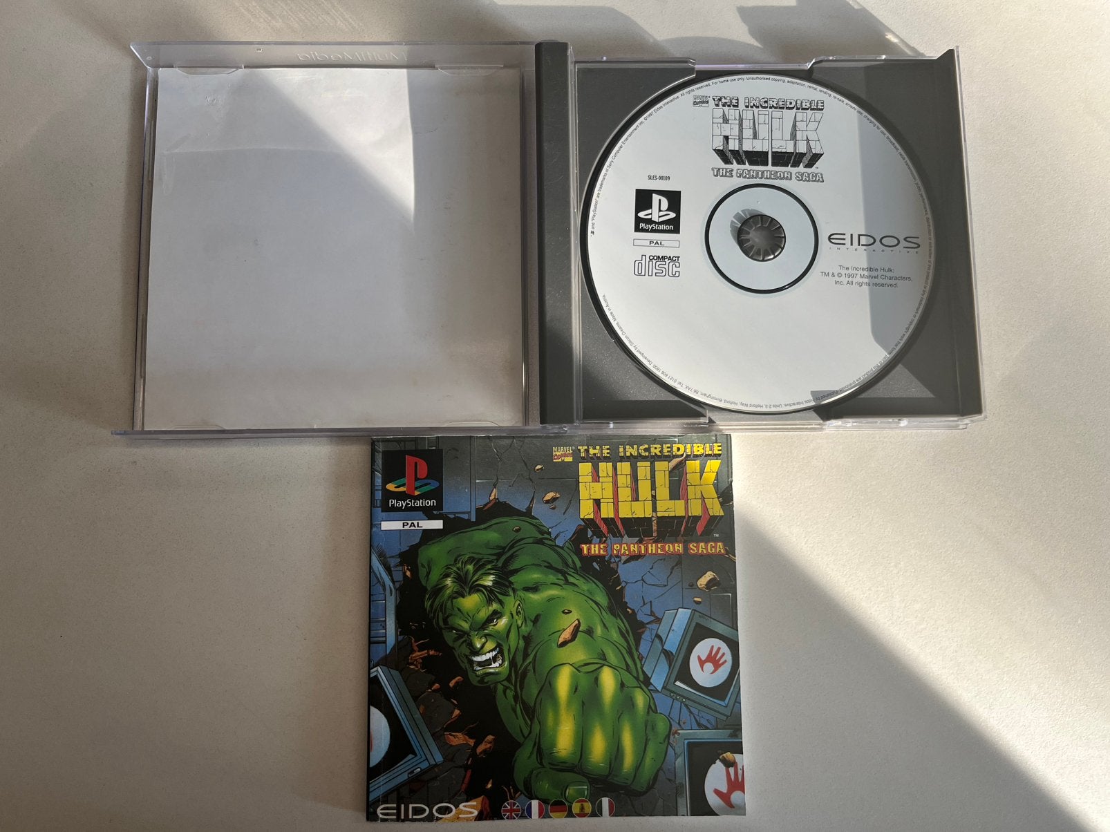 The Incredible Hulk: The Pantheon Saga - PlayStation 1, Avontuur en Actie, O, Ophalen of Verzenden, Vanaf 12 jaar