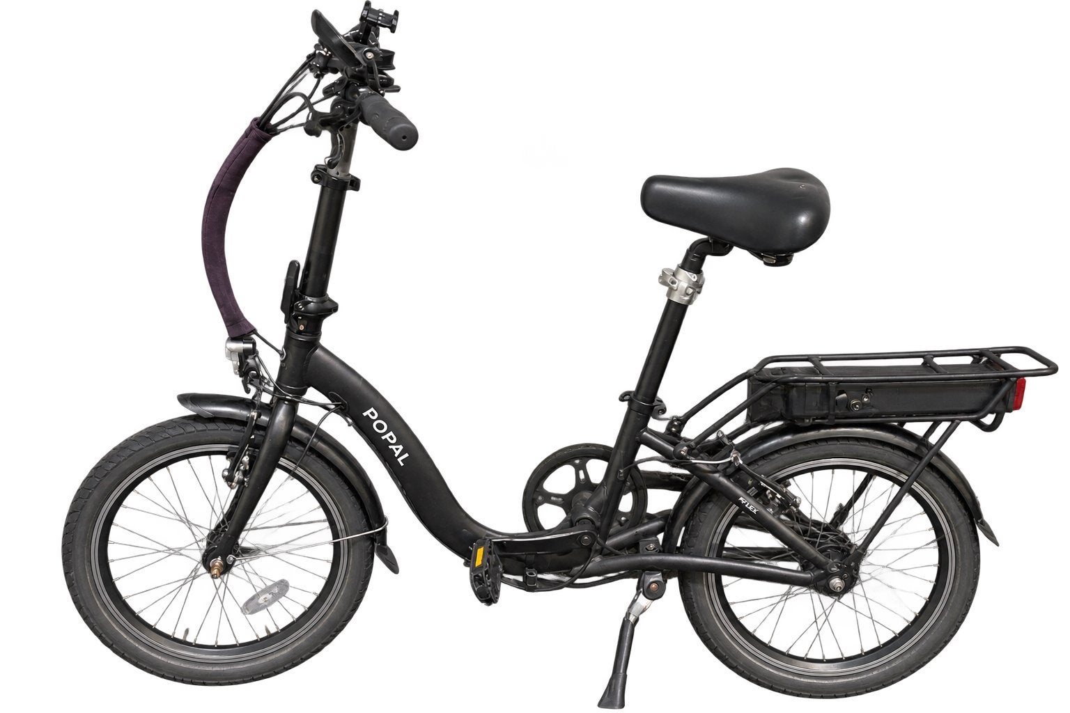 Popal E-Folt 1.0 Opvouwbare E-bike - Zwart, Overige merken, Gebruikt, Ophalen of Verzenden, Minder dan 47 cm