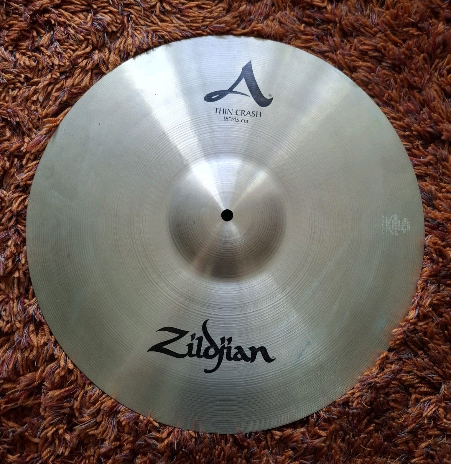 ZGAN Zildjian A Series 18" Thin Crash bekken / cymbal, ., Drums of Percussie, Ophalen of Verzenden, Zo goed als nieuw