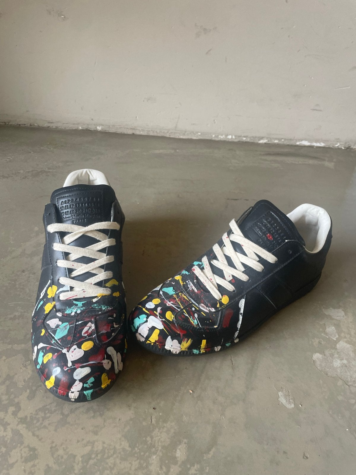 Maison Margiela GATs Schoenen - Maat 43, Verzenden, Gedragen, Zwart, Sneakers of Gympen
