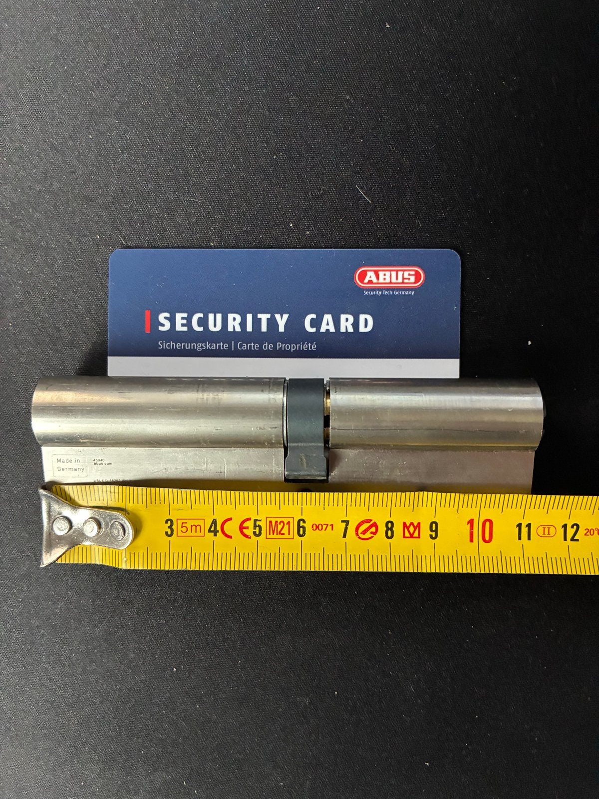 ABUS Deurslot Cilinder met 5 Sleutels en Security Card, Ophalen of Verzenden, Nieuw, Overige materialen, Slot