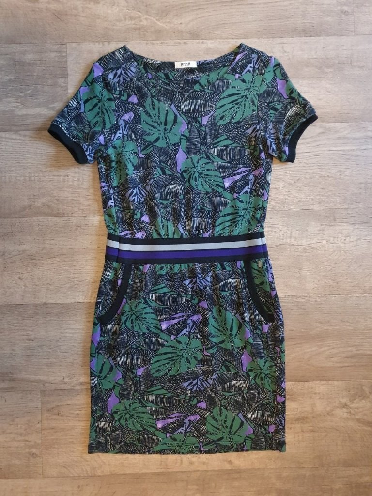 Leuk jurkje van Anna van Toor maat M, Maat 38/40 (M), Anna van Toor, Zwart, Ophalen of Verzenden