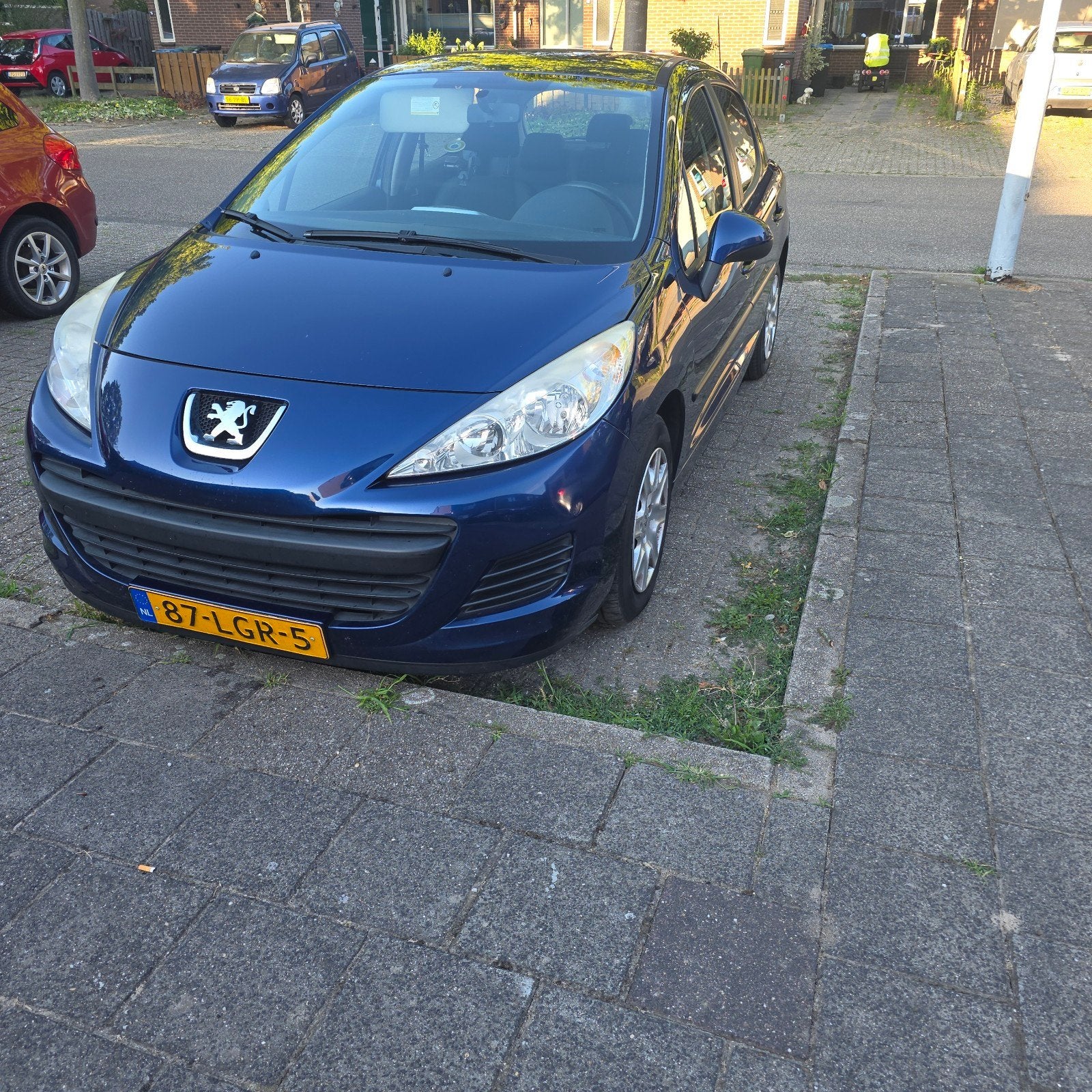 Peugeot 207 1.4 VTI 16V 5DRS 2010 Blauw, Auto's, Voorwielaandrijving, Stof, 1145 kg, Zwart